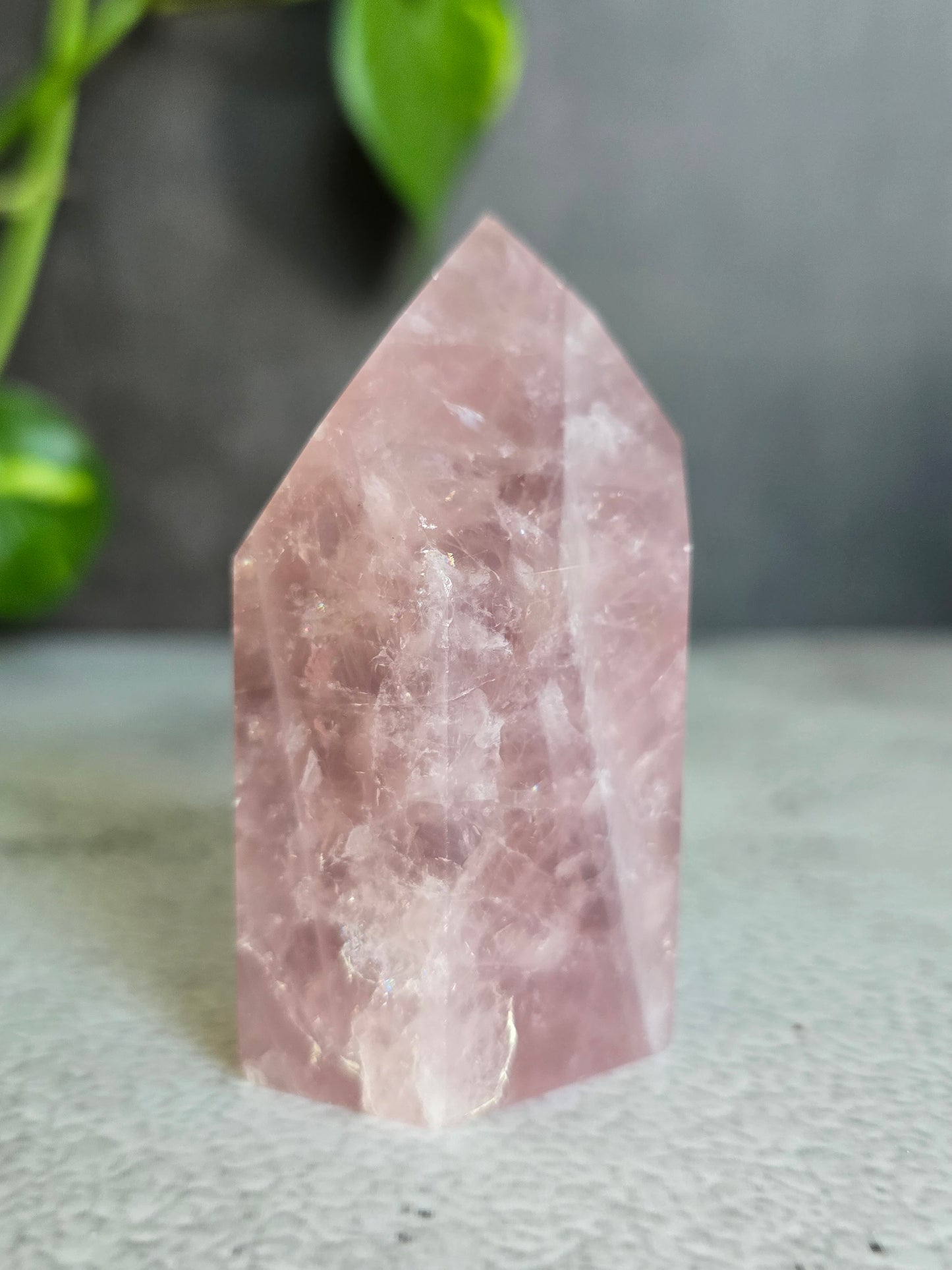 Brazilian Rose Quartz Tower