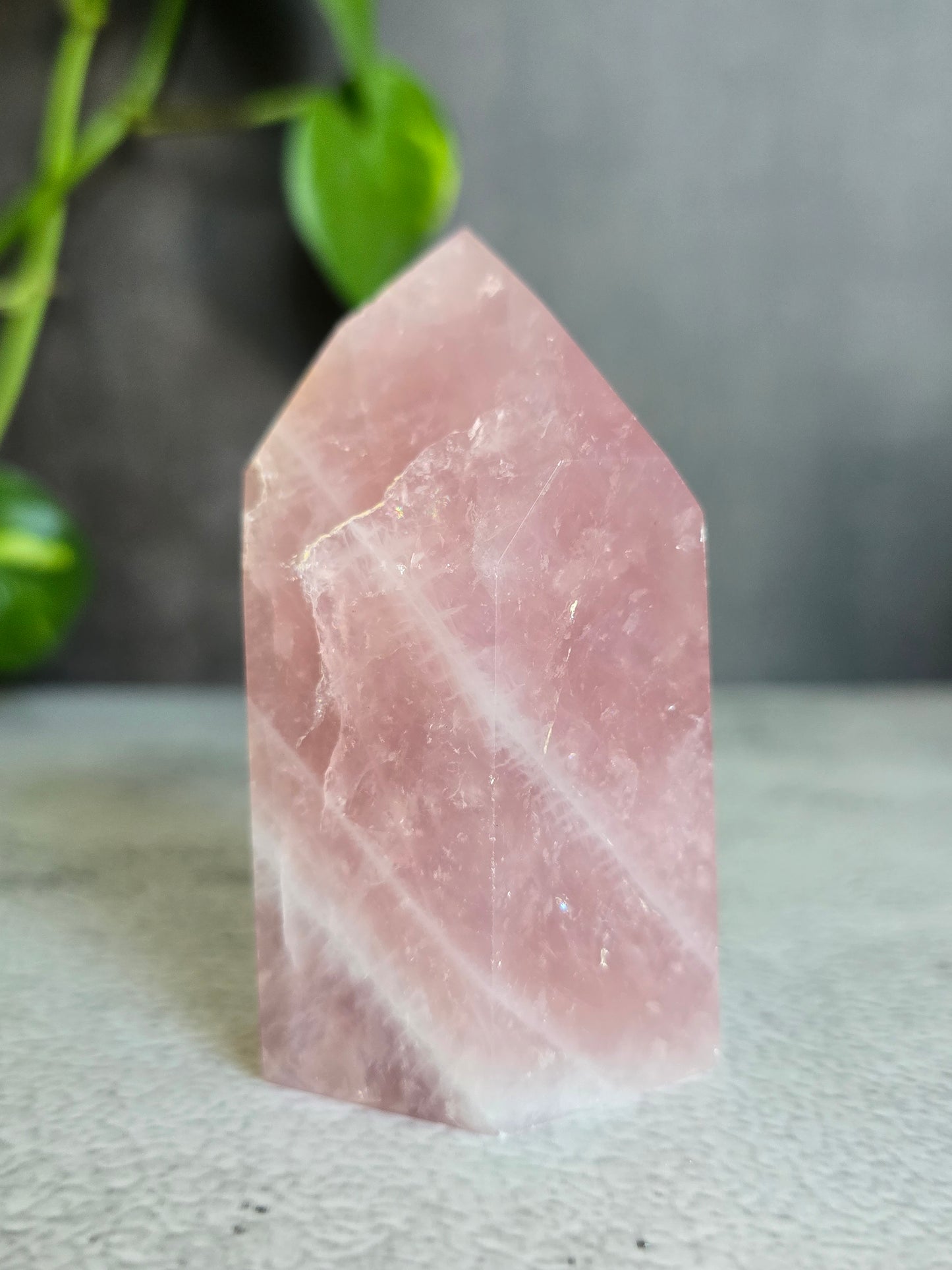 Brazilian Rose Quartz Tower