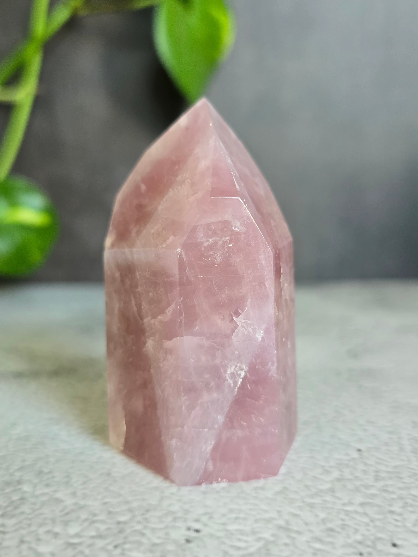 Brazilian Rose Quartz Tower