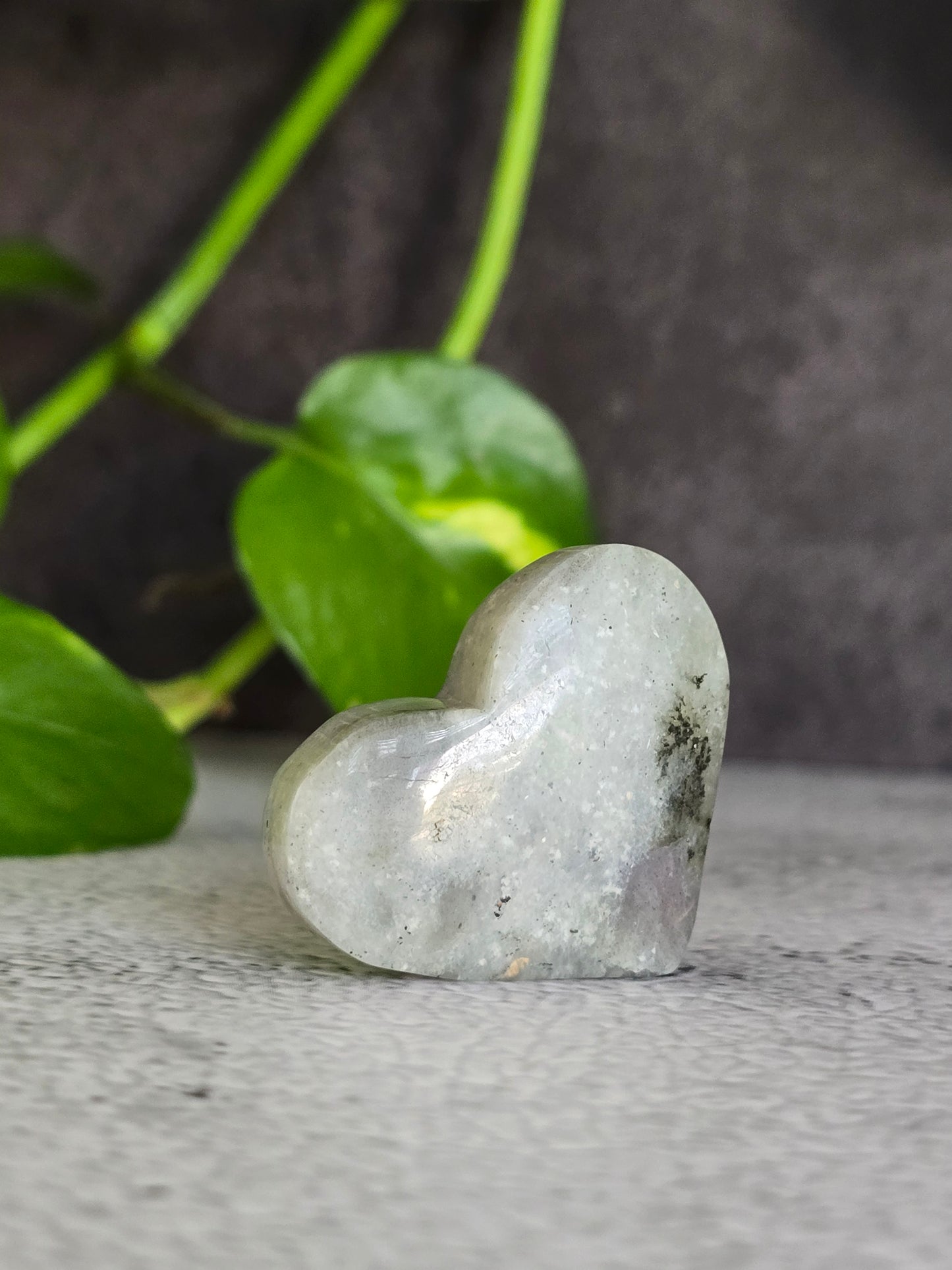 Labradorite Heart