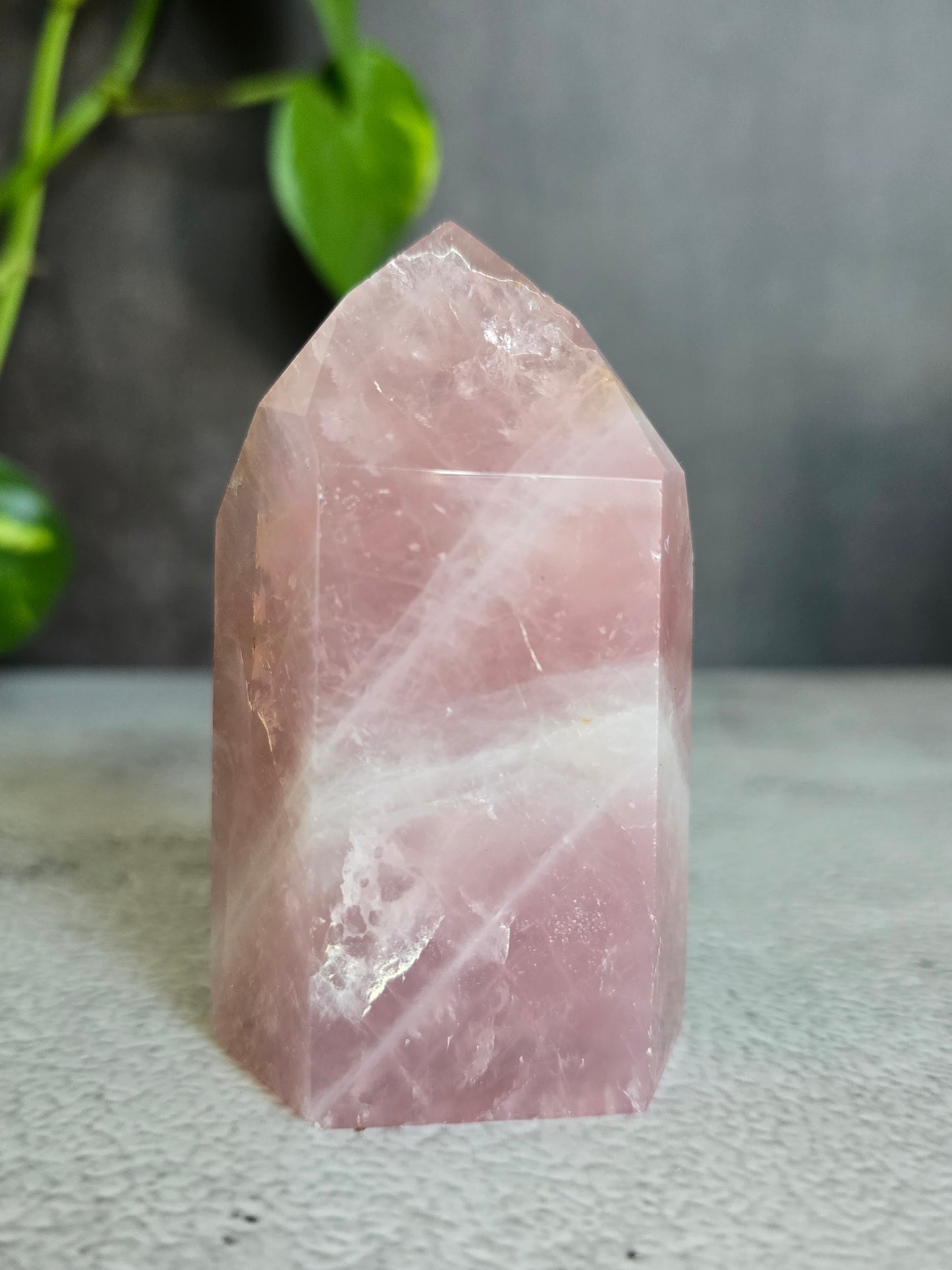 Brazilian Rose Quartz Tower