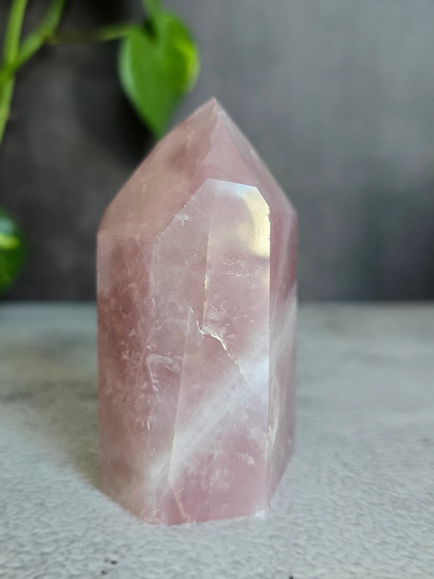 Brazilian Rose Quartz Tower