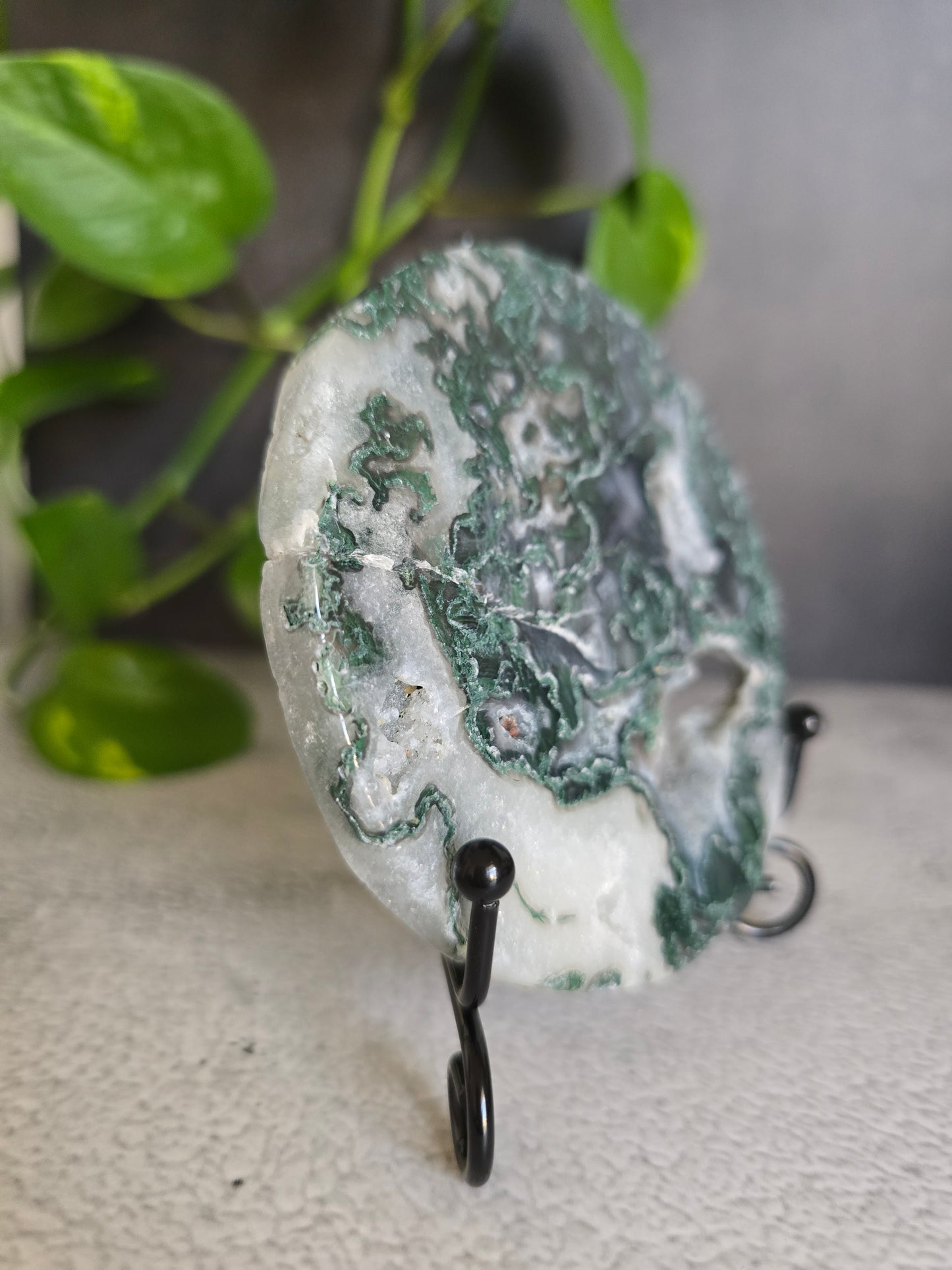 Moss Agate Disc