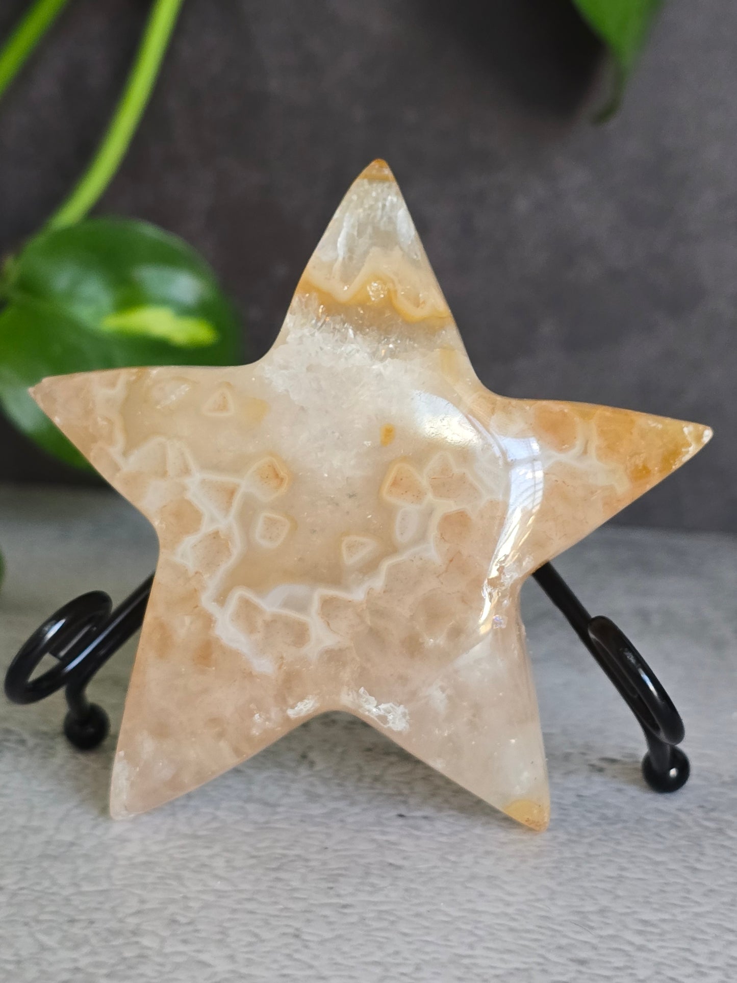 Druzy Agate Star