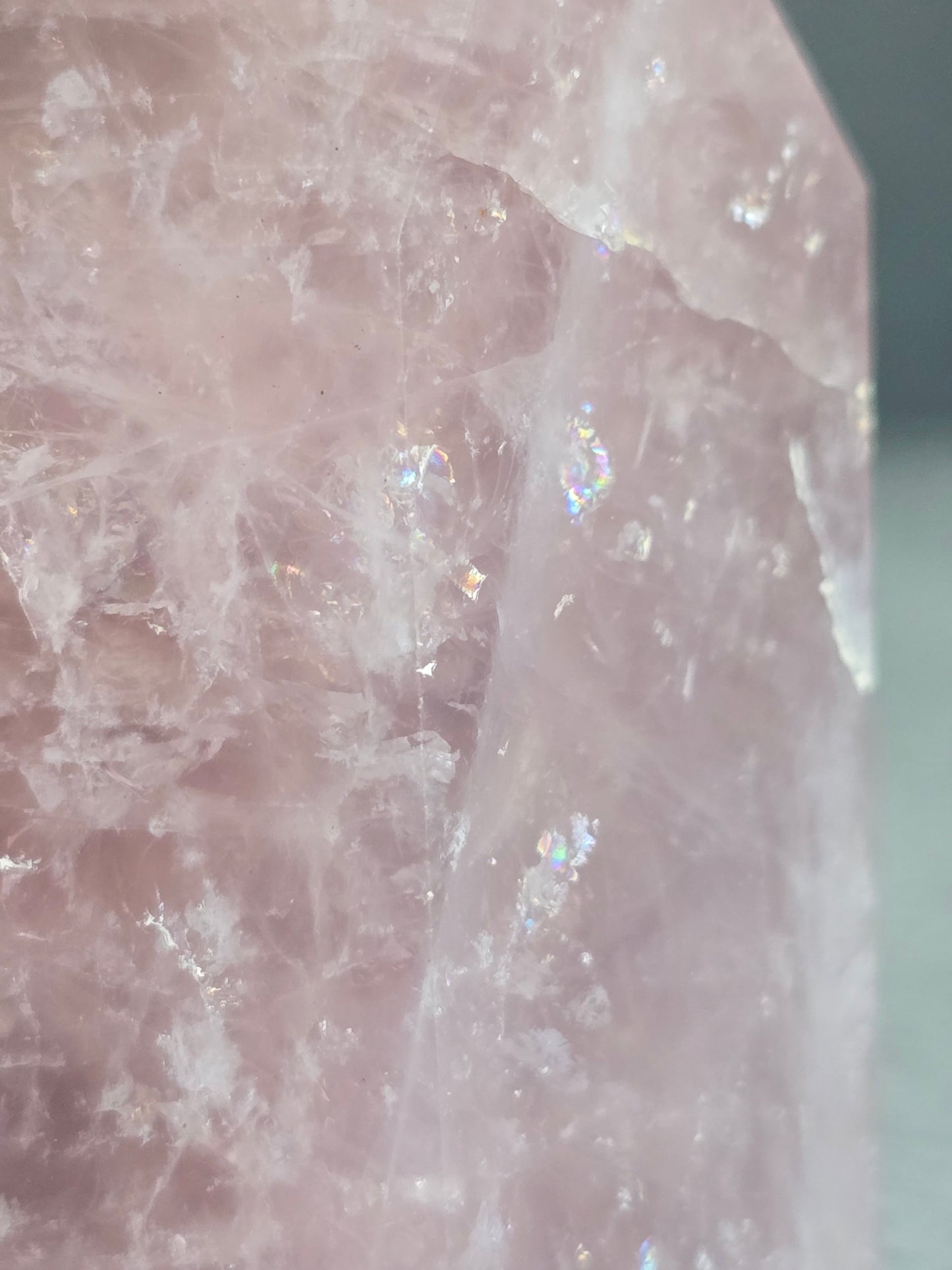 Brazilian Rose Quartz Tower