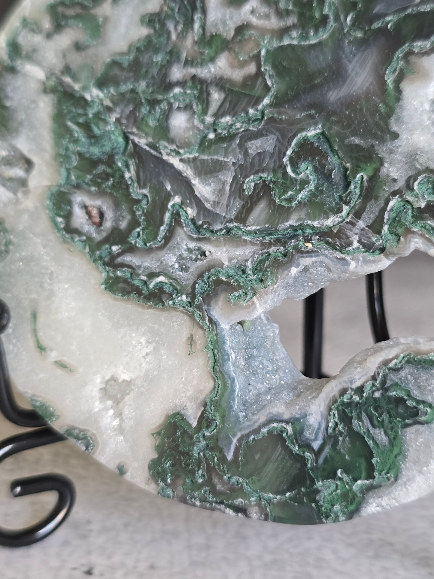 Moss Agate Disc